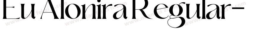 Eu Alonira Regular字体转换